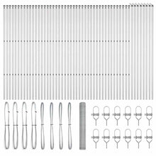 Afrasteringspaal Zilver 100 x 1,4 m (25 mm gaas) Staal
