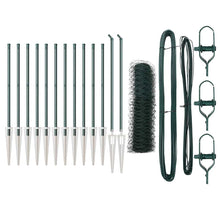 Afrasteringspaal Groen 25 x 0,5 m (36 mm gaas) Staal