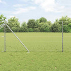 Fence Post Silver 10 x 1.2 m (50 mm mesh) Steel