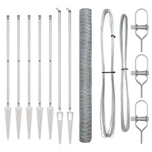 Afrasteringspaal Zilver 10 x 1,6 m (50 mm gaas) Staal