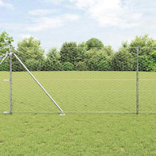 Afrasteringspaal Zilver 50 x 1 m (50 mm gaas) Staal