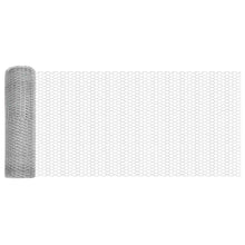 Afrasteringspaal Zilver 100 x 1 m (13 mm gaas) Staal