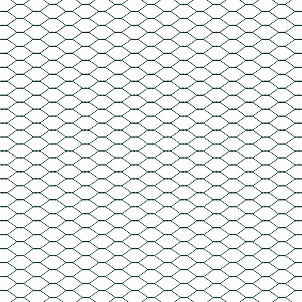 Afrasteringspaal Groen 10 x 1,4 m (13 mm gaas) Staal en PVC