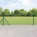Afrasteringspaal groen 250 cm staal PVC