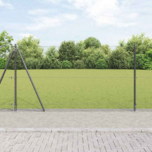 Afrasteringspaal Grijs 25 x 1,2 m (13 mm gaas) Staal