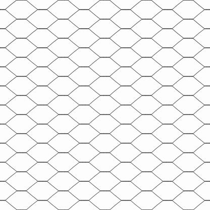 Afrasteringspaal Grijs 100 x 0,5 m (25 mm gaas) Staal en PVC