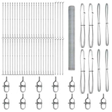 Afrasteringspaal Zilver 100 x 1,4 m (25 mm gaas) Staal