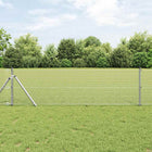 Afrasteringspaneel 0.8 x 50 m grijs staal