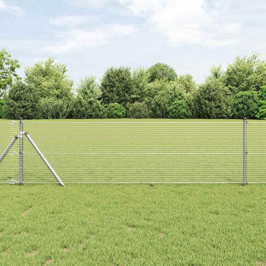 Heining met Posten Grijs 0.8 x 50 m