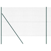 Hecke Met Palen 1.5 X 10 M Staal Groen 10 x 1,5 m (19 x 19 mm gaas)