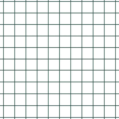 Hecke Met Palen 1.5 X 10 M Staal Groen 10 x 1,5 m (25 x 25 mm gaas)