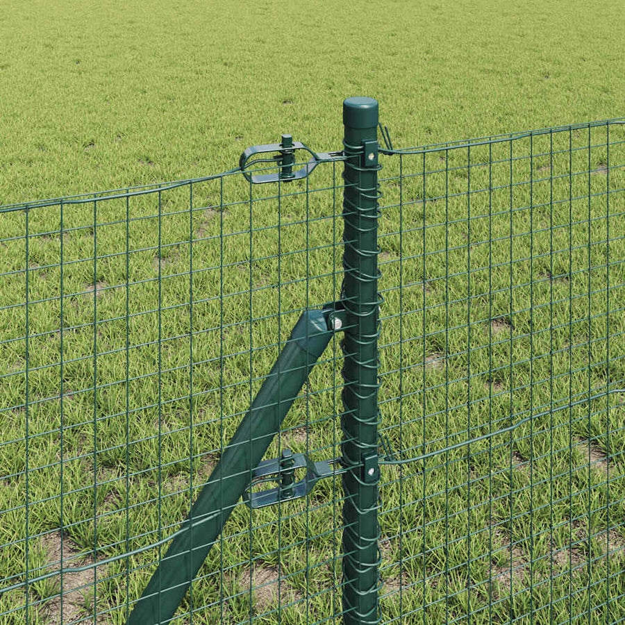 Hecke Met Palen 0,5 X 25 M Staal Groen 25 x 0,5 m (25 x 25 mm gaas)
