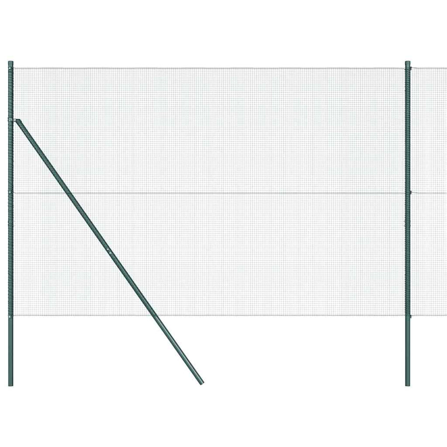 Afrasteringspaal Groen 25 x 1,5 m (12 x 12 mm gaas) Staal