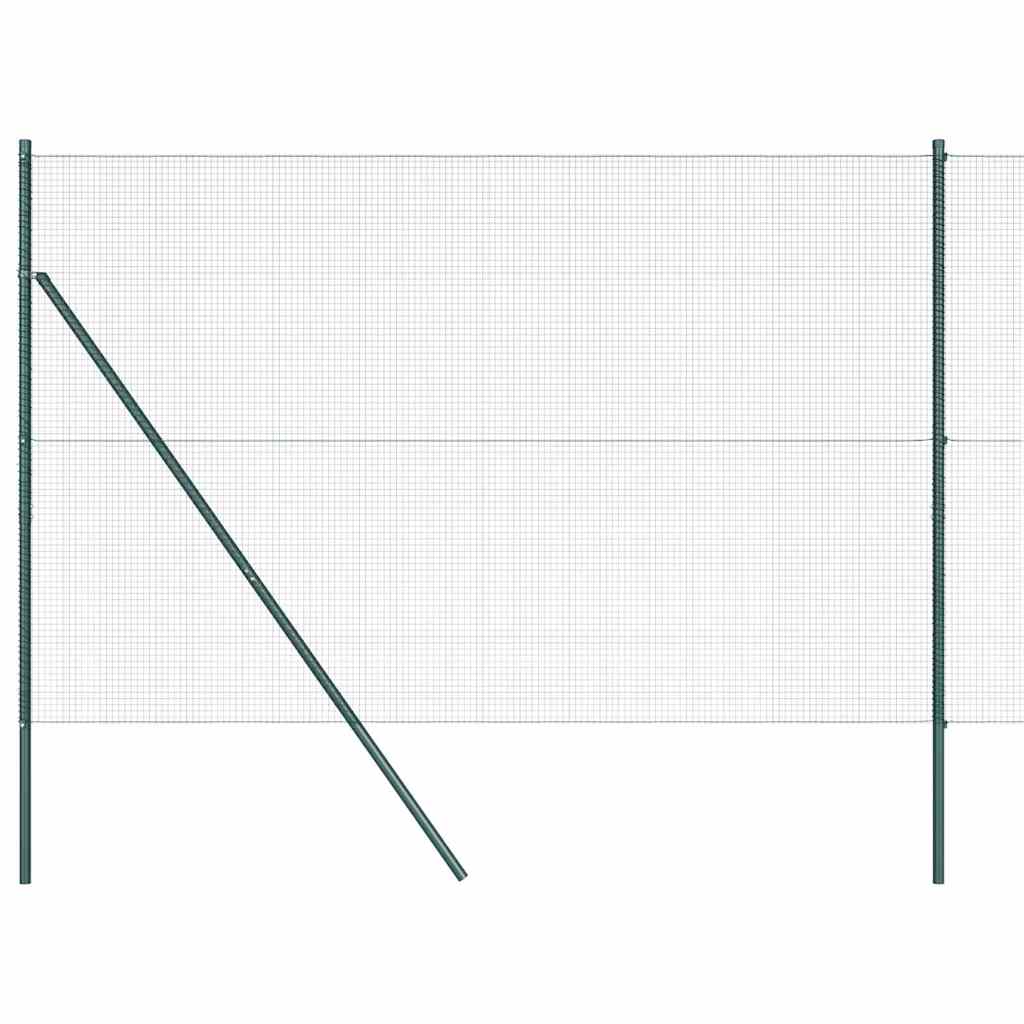 Afrasteringspaal Groen 25 x 1,5 m (16 x 16 mm gaas)