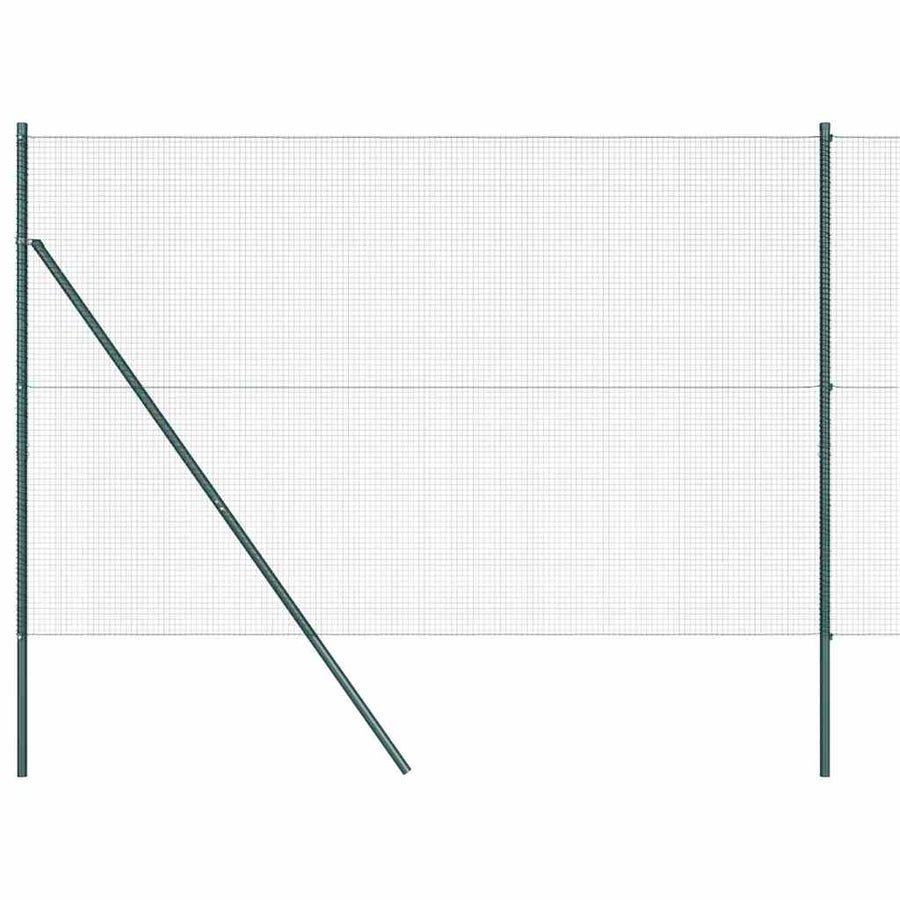 Afrasteringspaal Groen 25 x 1,5 m (16 x 16 mm gaas)
