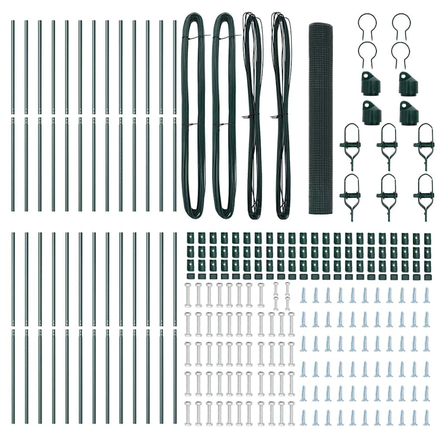 Afrasteringspaal Groen 50 x 1,4 m (25 x 25 mm gaas)