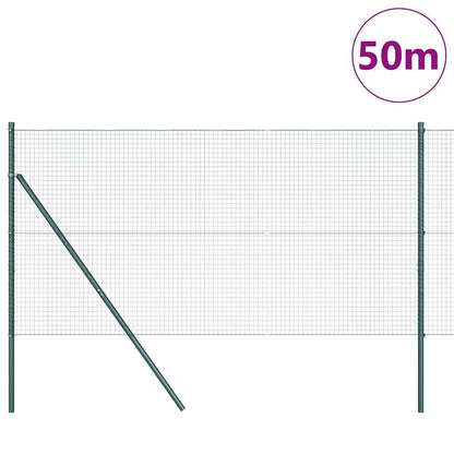 Afrasteringspaal Groen 50 x 1,4 m (25 x 25 mm gaas)