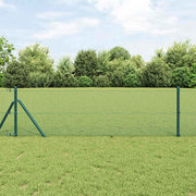 Afrasteringspaal groen 100 cm staal