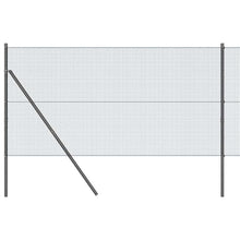 Afrasteringspaal Grijs 10 x 1 m (16 x 16 mm gaas) Staal