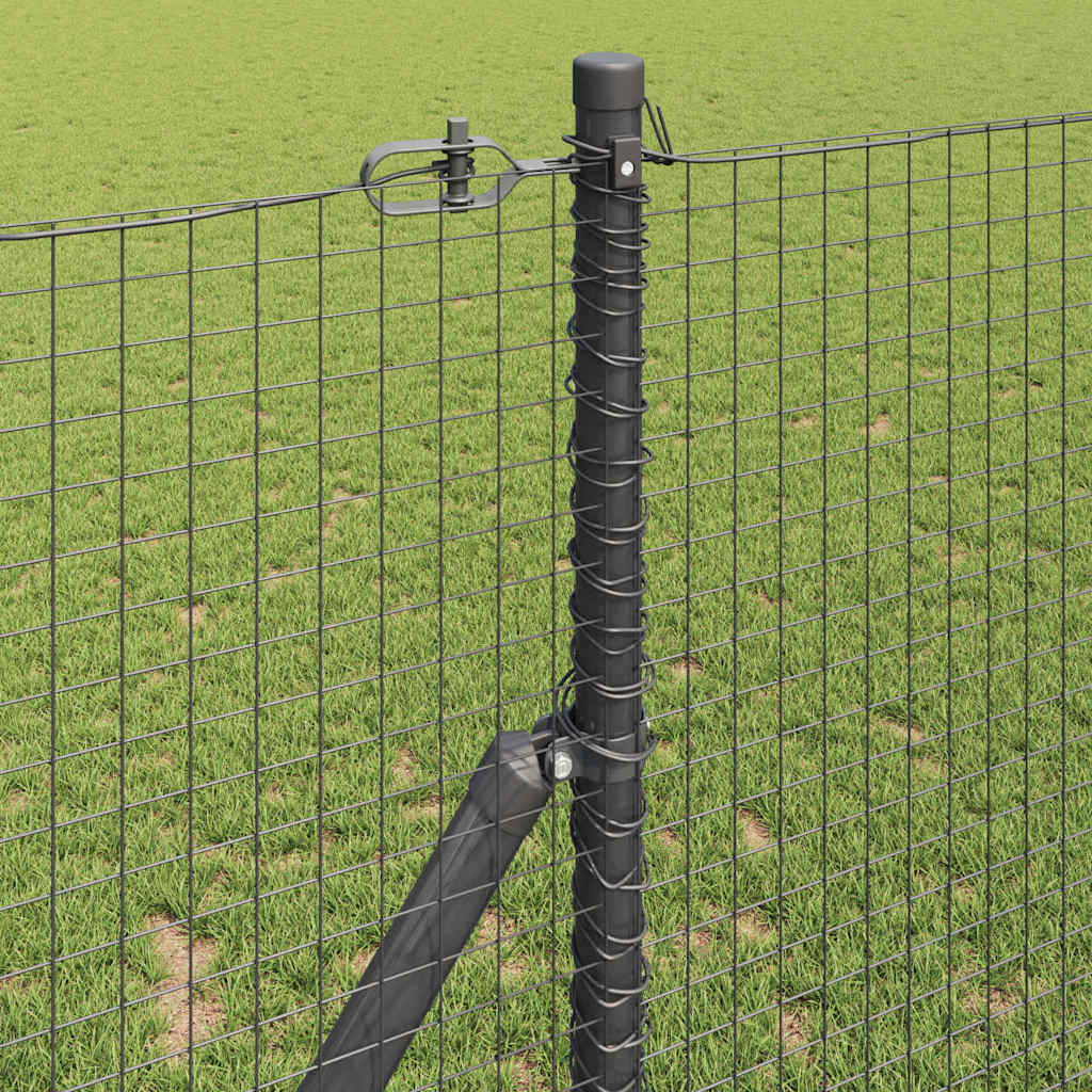 Afrasteringspaal Grijs 25 x 1,4 m (25 x 25 mm gaas)