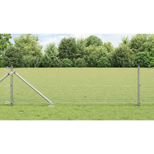Afrasteringspaal Zilver 100 x 0,4 m (19 x 19 mm gaas) Staal
