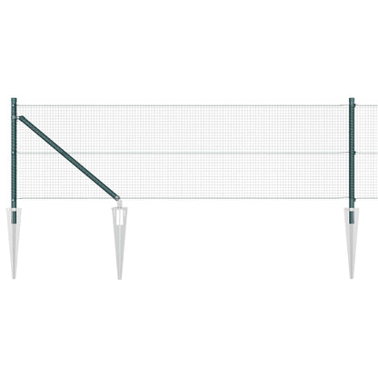 Afrasteringspaal Groen 25 x 0,8 m (16 x 16 mm heknet)