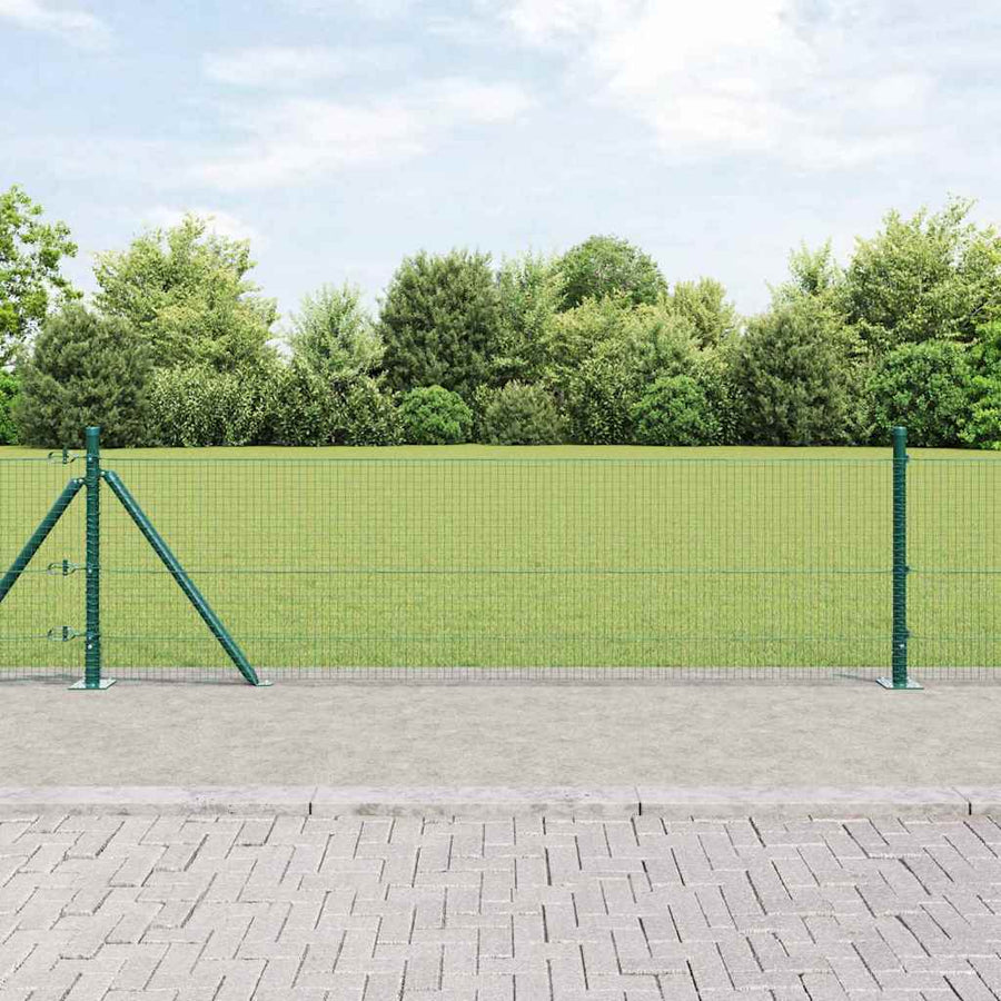 Afrasteringspaal Groen 10 x 0,5 m (19 x 19 mm gaas) Staal