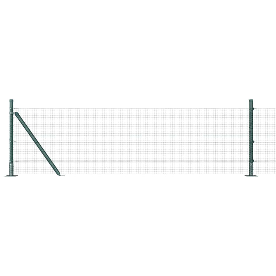 Afrasteringspaal Groen 10 x 0,5 m (19 x 19 mm gaas) Staal