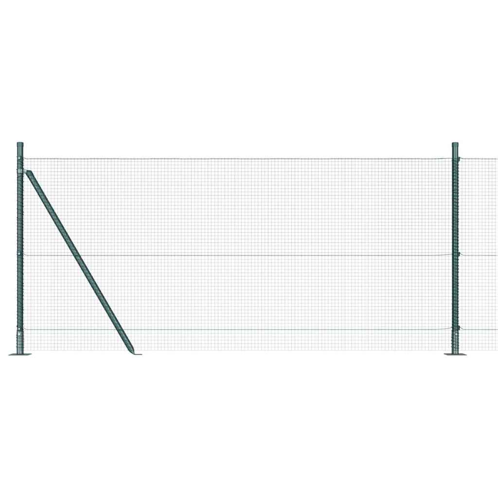 Afrasteringspaal Groen 25 x 0,8 m (16 x 16 mm heknet)