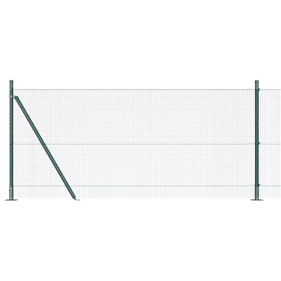Afrasteringspaal Groen 25 x 0,8 m (16 x 16 mm heknet)