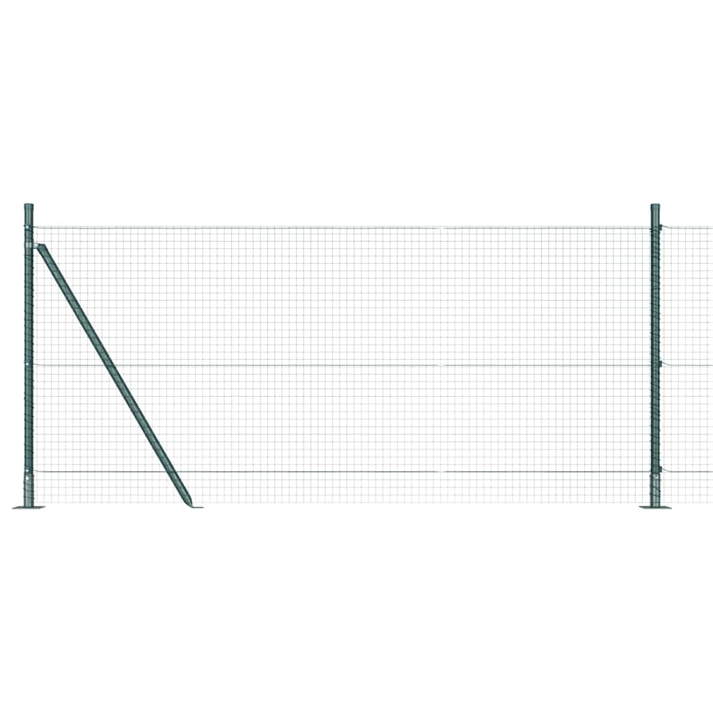 Afrasteringspaal Groen 25 x 0,8 m (25 x 25 mm gaas)