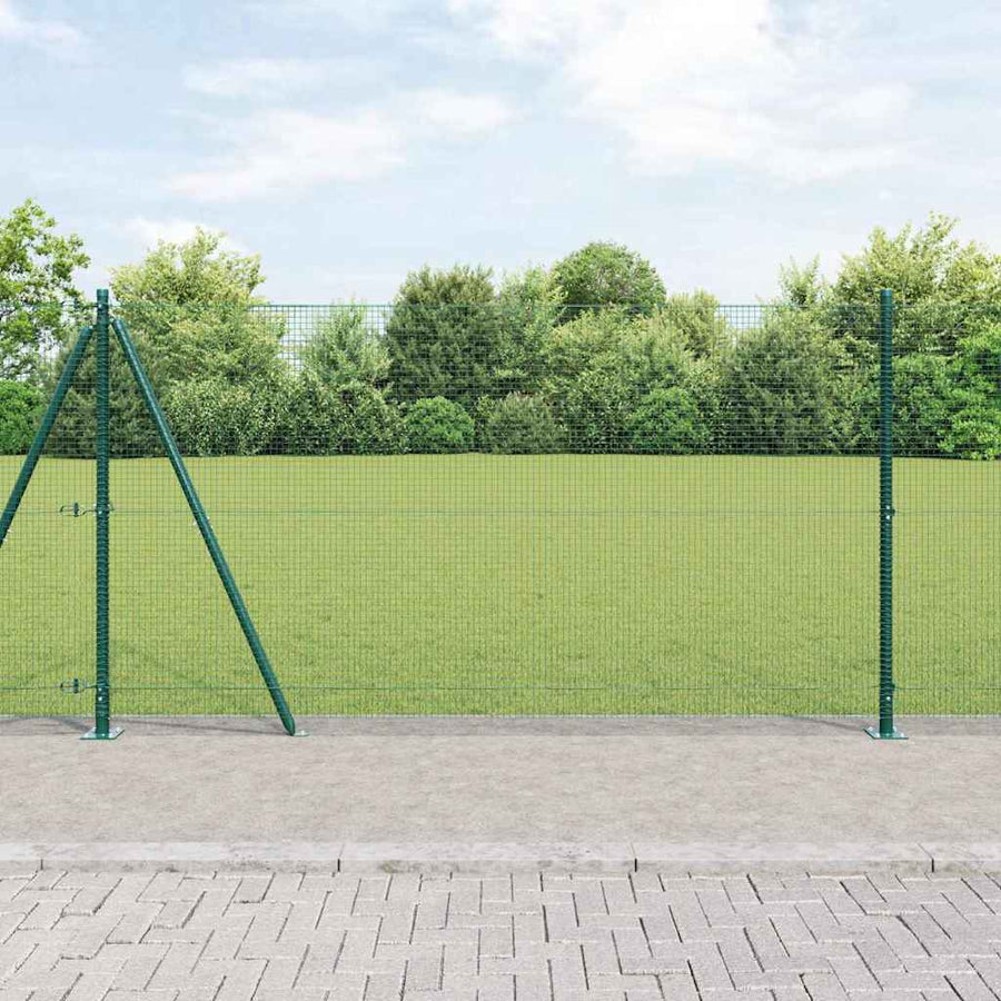 Afrasteringspaal Groen 25 x 1,2 m (16 x 16 mm gaas)