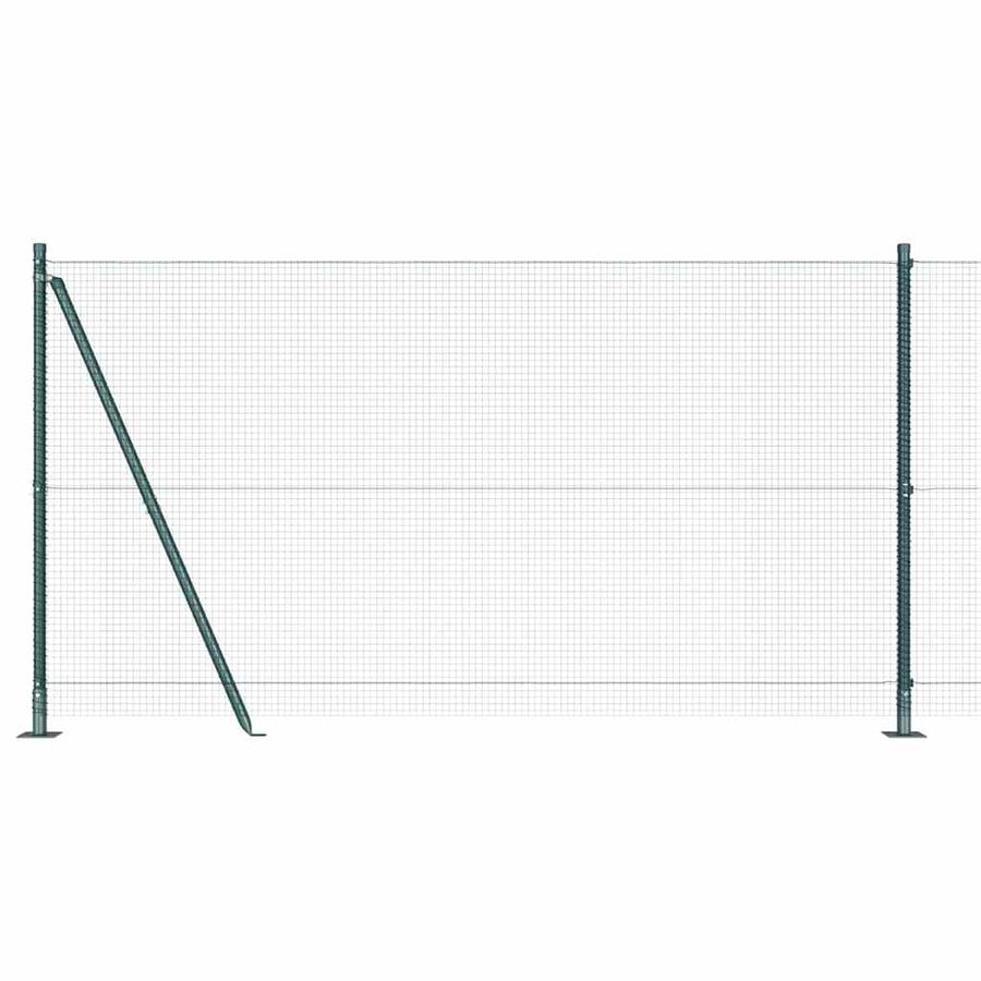 Afrasteringspaal Groen 25 x 1,2 m (16 x 16 mm gaas)