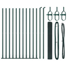 Afrasteringspaal Groen 25 x 1,2 m (16 x 16 mm gaas)