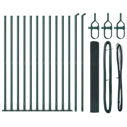 Afrasteringspaal Groen 25 x 1,2 m (16 x 16 mm gaas)