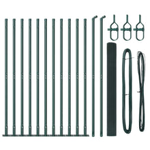 Afrasteringspaal Staal Groen 25 x 1,5 m (12 x 12 mm gaas)