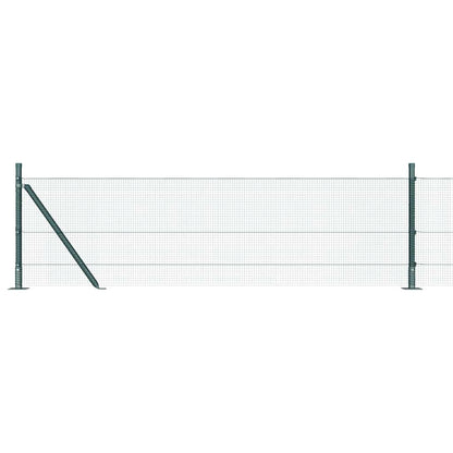 Gelaste Draadhek met 13 Vleugelpalingen Groen 0.5x100 m Staal