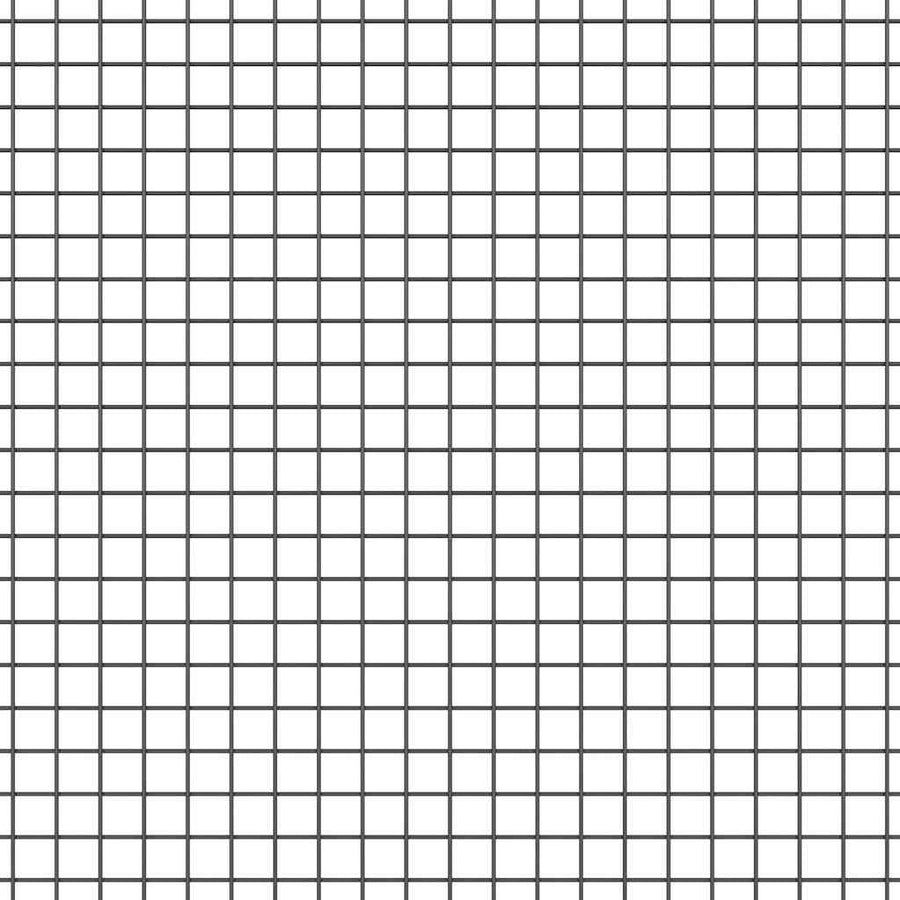 Hecke Met Palen 1.5 X 10 M Staal Grijs 10 x 1.5 m (12 x 12 mm gaas)