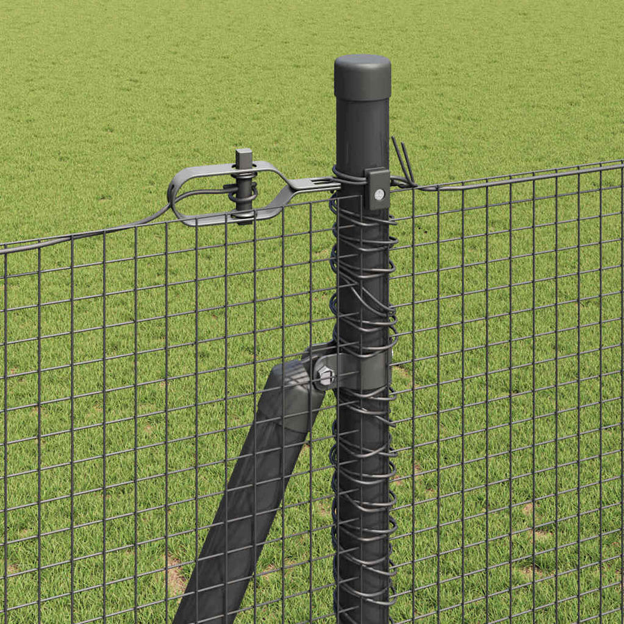 Afrasteringspaal Grijs 50 x 1,4 m (16 x 16 mm gaas)