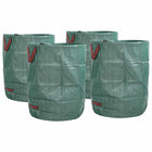 Tuinafvalzakken 4 stuks groen 66x66x83,5 cm