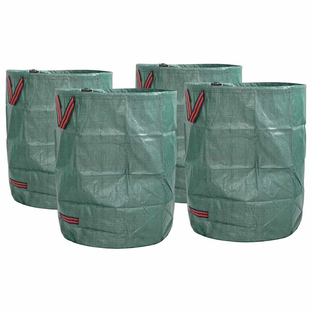 Tuinafvalzakken 4 pcs Groen 66 x 66 x 83,5 cm Polypropyleen