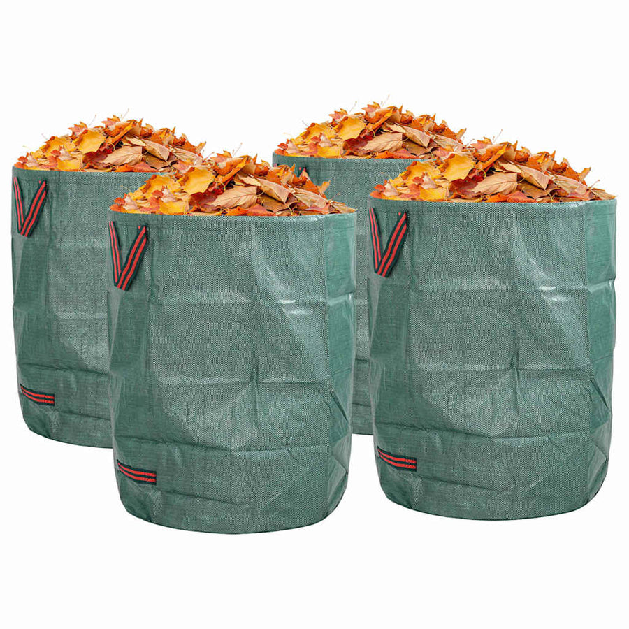 Tuinafvalzakken 4 pcs Groen 66 x 66 x 83,5 cm Polypropyleen