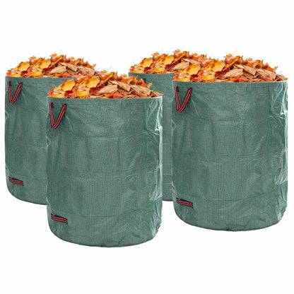 Tuinafvalzakken 4 pcs Groen 79 x 79 x 99,5 cm Polypropyleen