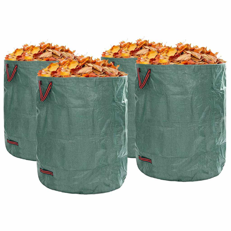 Tuinafvalzakken 4 pcs Groen 79 x 79 x 99,5 cm Polypropyleen