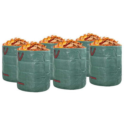 Tuinafvalzakken 12 pcs Groen 67 x 67 x 75,5 cm Polypropyleen