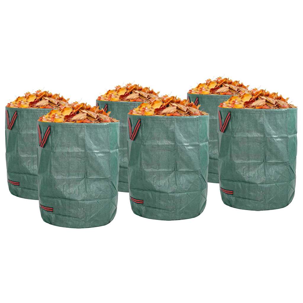 Tuinafvalzakken 12 pcs Groen 66 x 66 x 83,5 cm Polypropyleen