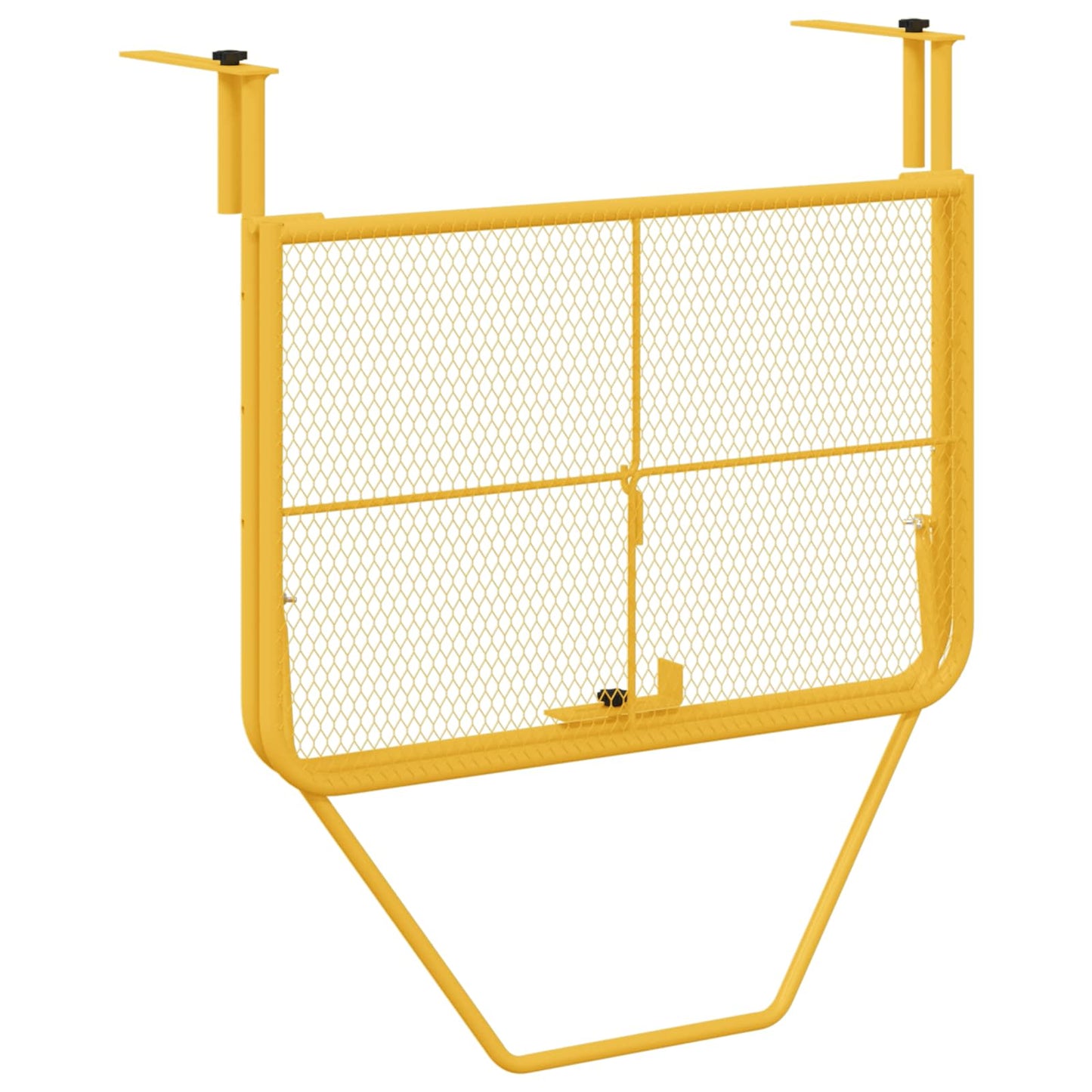 Hangende Balkon Tafel Mosterdgeel 60 x 39 x 65 cm Staal