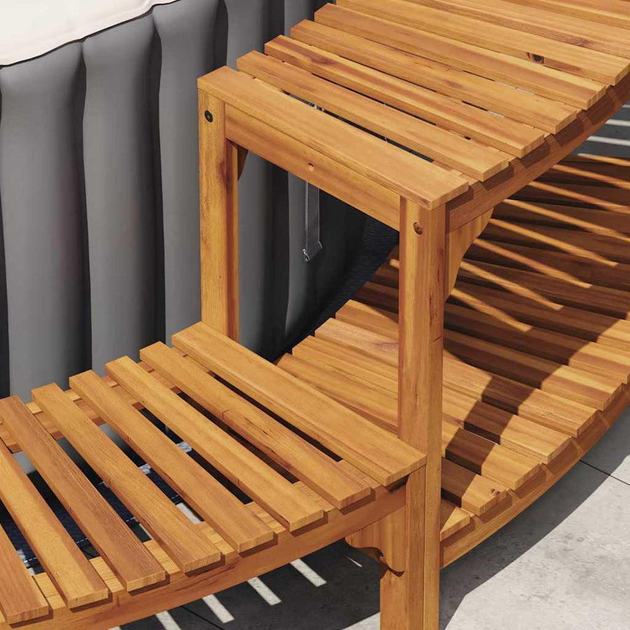 Hottub Omgeving Half-Rond Bruin 272 x 120 x 55,5 cm