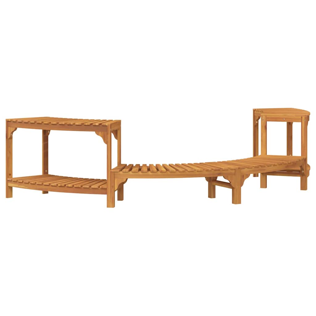 Hottub Omgeving Half-Rond Bruin 272 x 120 x 55,5 cm