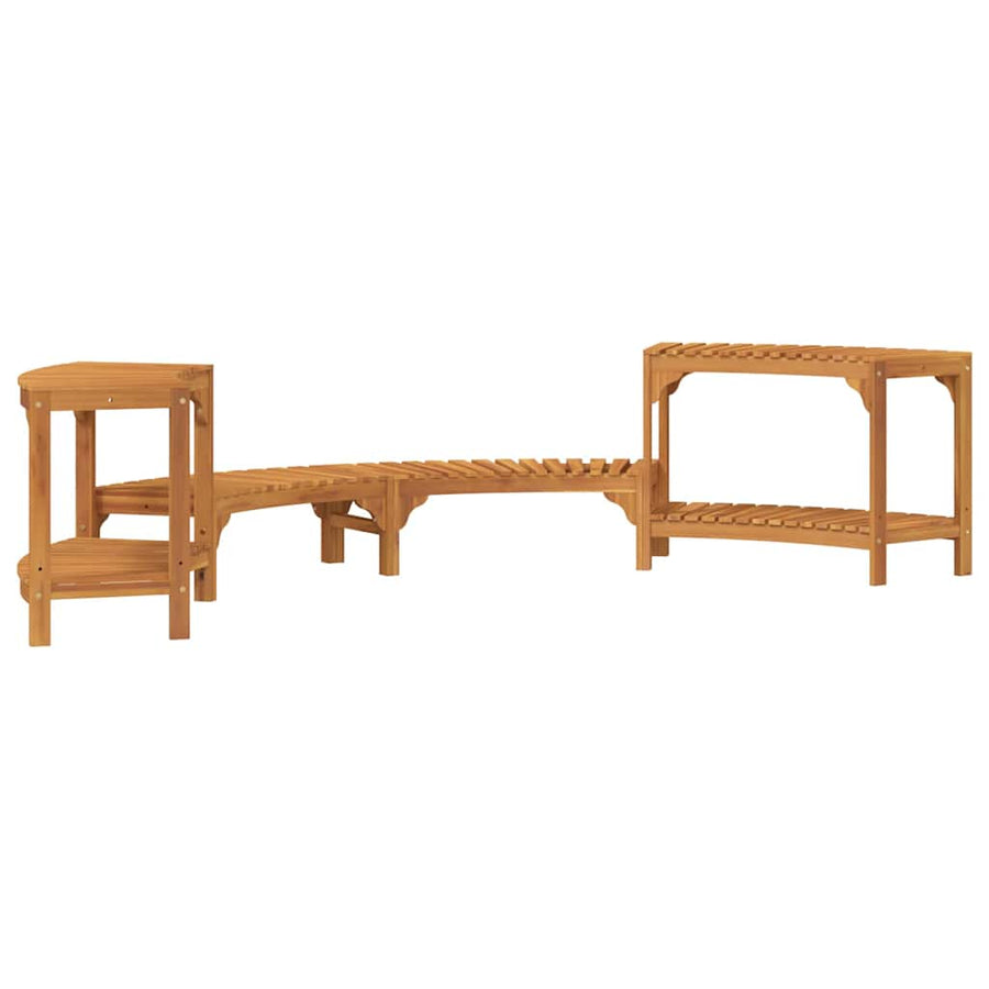 Hottub Omgeving Half-Rond Bruin 272 x 120 x 55,5 cm
